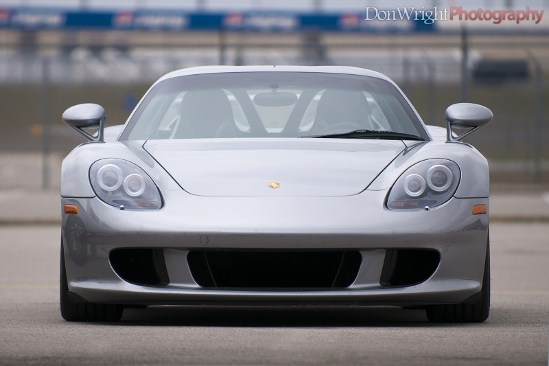 Silver Porsche Carrera GT 