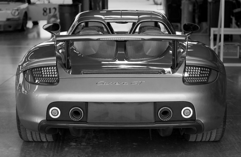 Tail of Porsche Carrera GT | Automotive Photography Nashville TN | Don Wright