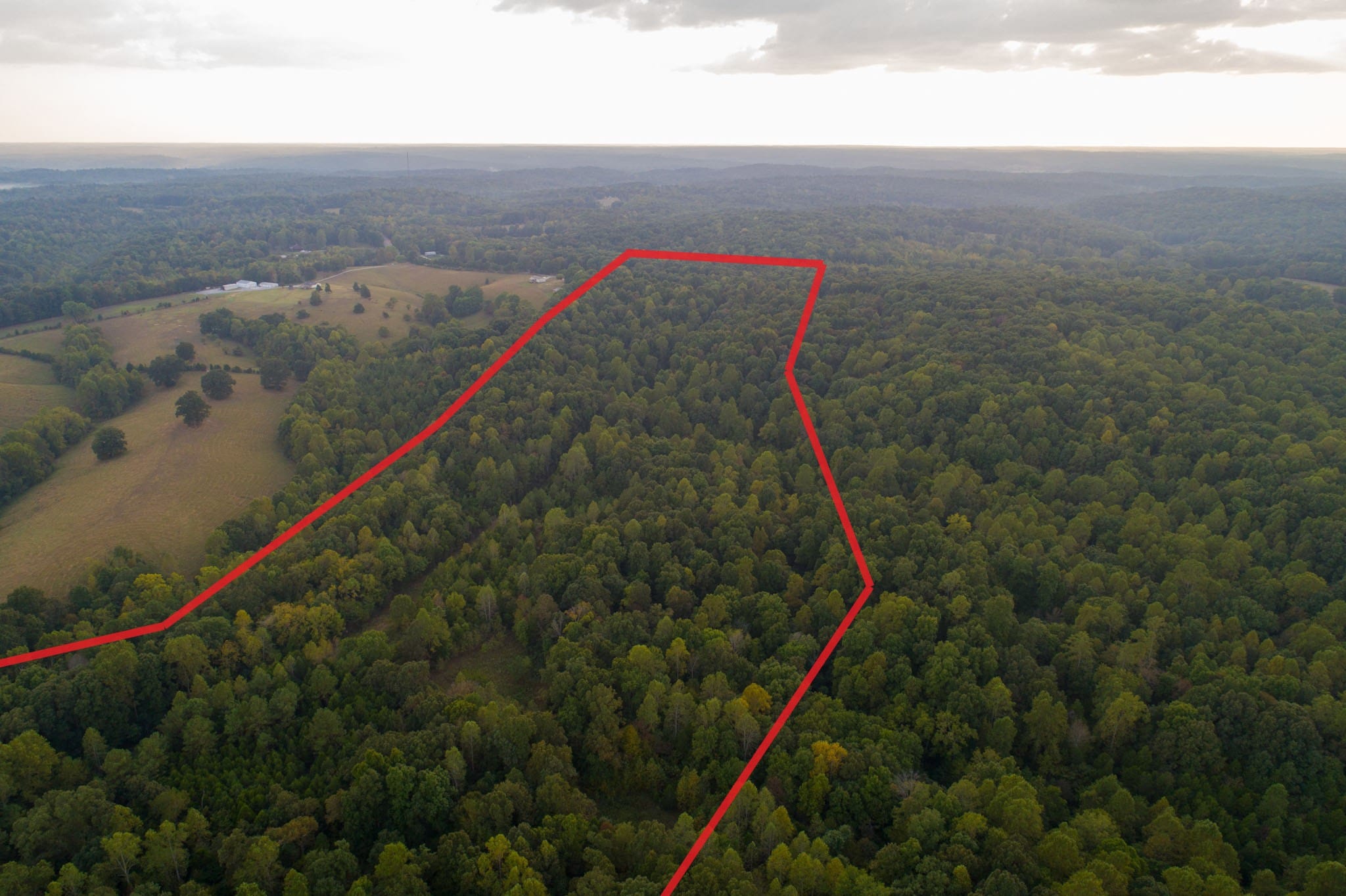 Land Aerial Real Estate Preview | Van Leer TN