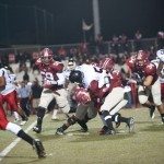 MBA football players tackle the runner in Tennessee