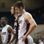 Belmont basketball player concentrates on the game in Tennessee