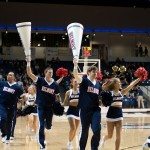 Belmont Cheerleaders rally the crowd in Tennessee