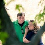Man and women smile outside in Murfreesboro Tennessee