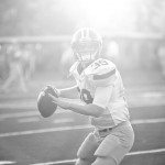 Quarterback drops back to pass in Tennessee